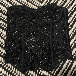 Vintage Sequin corset
